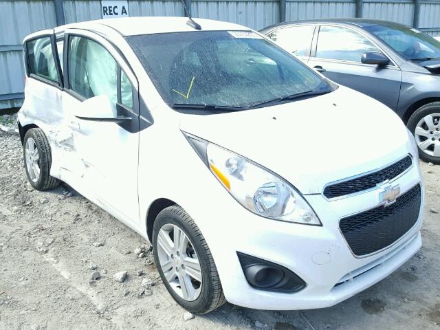 KL8CD6S92EC518190 - 2014 CHEVROLET SPARK 1LT WHITE photo 1