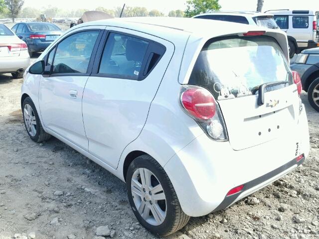 KL8CD6S92EC518190 - 2014 CHEVROLET SPARK 1LT WHITE photo 3