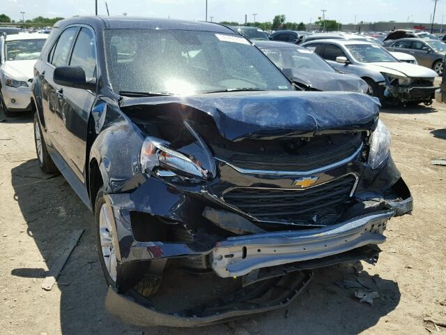 2GNALBEK9H1502756 - 2017 CHEVROLET EQUINOX BLACK photo 1