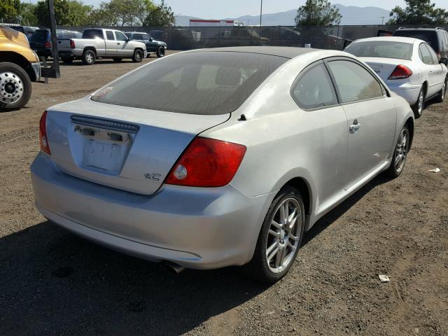JTKDE177060070336 - 2006 TOYOTA SCION TC 银色 照片 4