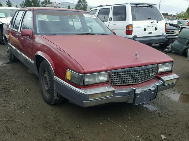 1G6CD5335L4212171 - 1990 CADILLAC DEVILLE RED photo 1