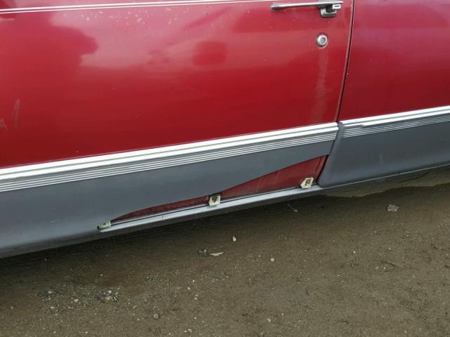 1G6CD5335L4212171 - 1990 CADILLAC DEVILLE RED photo 9