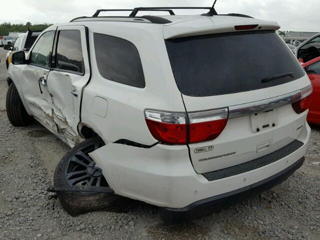 1D4RD4GGXBC652974 - 2011 DODGE DURANGO CR WHITE photo 3