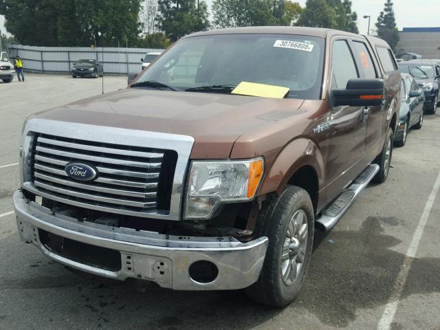 1FTFW1CF7BFA26013 - 2011 FORD F150 SUPER BROWN photo 2