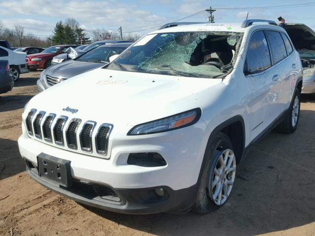 1C4PJMCS0EW220565 - 2014 JEEP CHEROKEE L WHITE photo 2