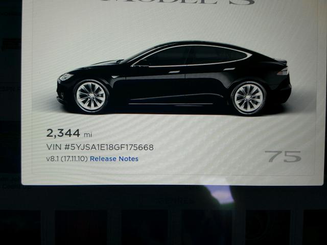 5YJSA1E18GF175668 - 2016 TESLA MODEL S BLACK photo 8