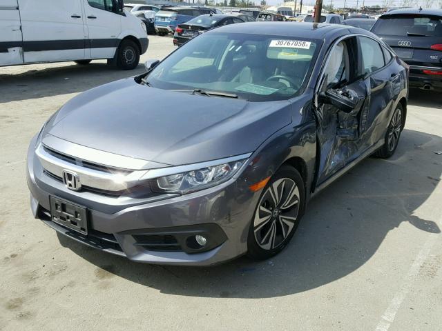2HGFC1F7XGH650232 - 2016 HONDA CIVIC EXL 灰色 照片 2