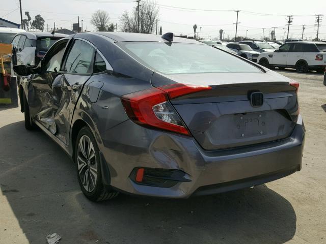2HGFC1F7XGH650232 - 2016 HONDA CIVIC EXL 灰色 照片 3