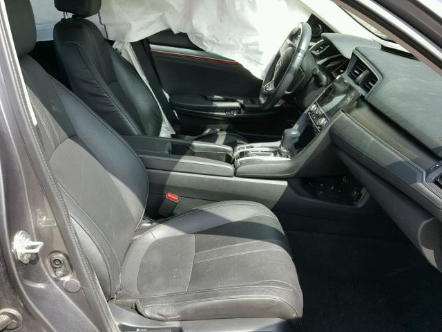 2HGFC1F7XGH650232 - 2016 HONDA CIVIC EXL 灰色 照片 5