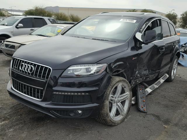 WA1DGAFE9DD015823 - 2013 AUDI Q7 PRESTIG BLACK photo 2