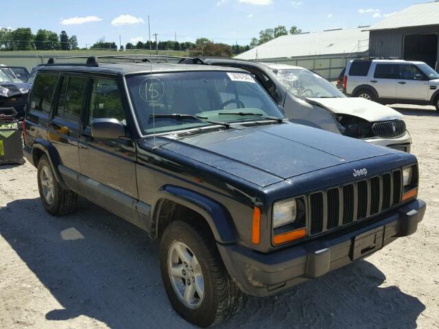 1J4FF68S5XL658384 - 1999 JEEP CHEROKEE S BLACK photo 1