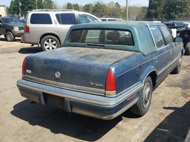 1C3XV66L6PD169404 - 1993 CHRYSLER NEW YORKER 绿色 照片 4