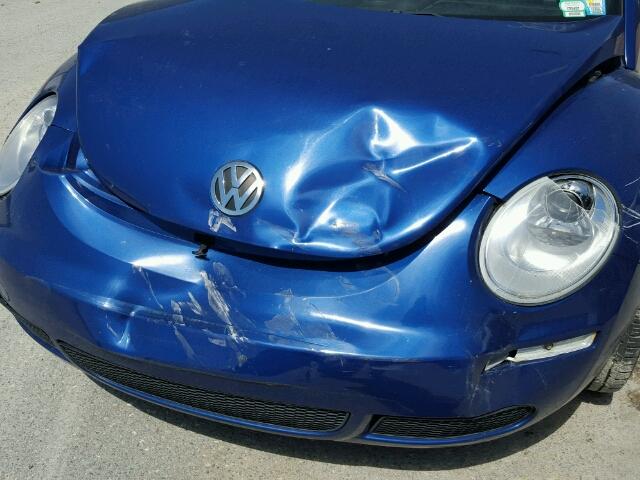 3VWRG31YX8M418015 - 2008 VOLKSWAGEN NEW BEETLE 蓝色 照片 9