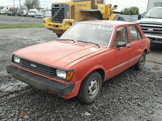 JT2AL21E0B3305350 - 1981 TOYOTA TERCEL RED photo 2