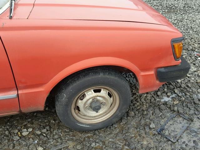 JT2AL21E0B3305350 - 1981 TOYOTA TERCEL RED photo 9