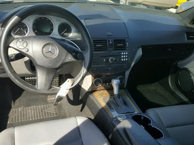 WDDGF56XX8F048411 - 2008 MERCEDES-BENZ C 350 CHARCOAL photo 9