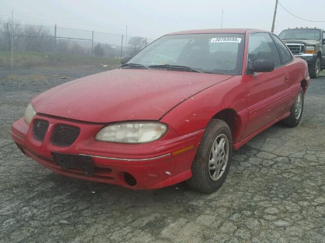 1G2NE12T2WC733621 - 1998 PONTIAC GRAND AM S 红色 照片 2