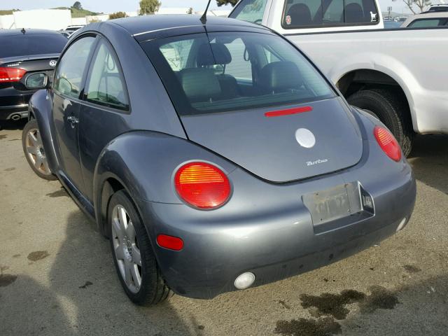 3VWDD21C52M454378 - 2002 VOLKSWAGEN NEW BEETLE 灰色 照片 3