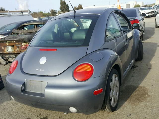 3VWDD21C52M454378 - 2002 VOLKSWAGEN NEW BEETLE 灰色 照片 4