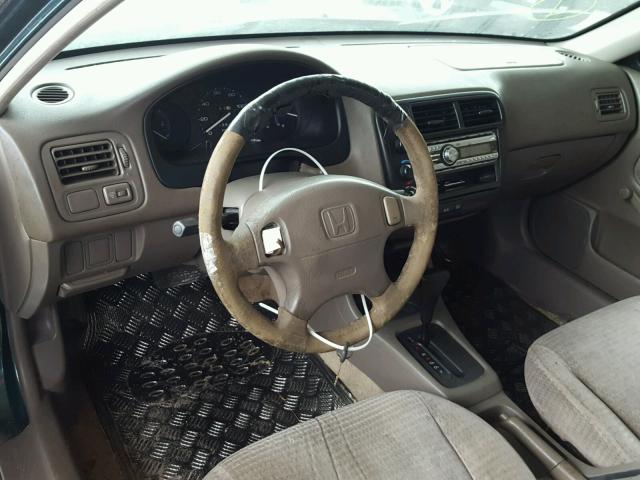2HGEJ6616YH516748 - 2000 HONDA CIVIC BASE GREEN photo 9