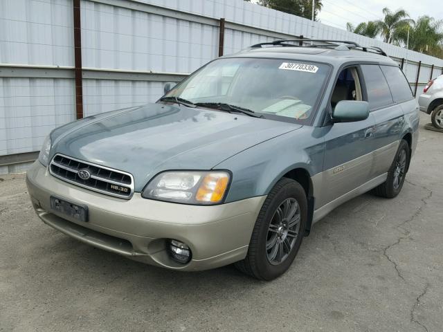 4S3BH806217638957 - 2001 SUBARU LEGACY OUT TWO TONE photo 2