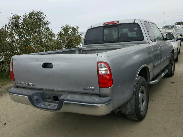 5TBRT34106S474371 - 2006 TOYOTA TUNDRA ACC SILVER photo 4