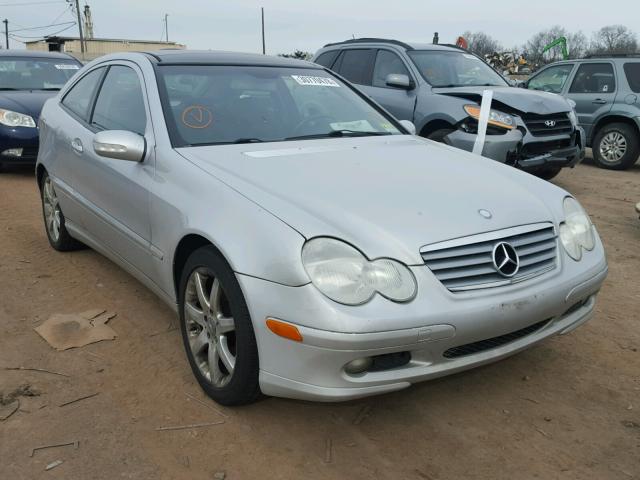 WDBRN47J82A269437 - 2002 MERCEDES-BENZ C 230K SPO SILVER photo 1