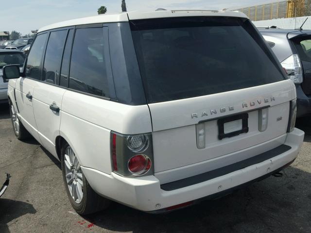 SALMF1D4XAA324399 - 2010 LAND ROVER RANGE ROVE WHITE photo 3