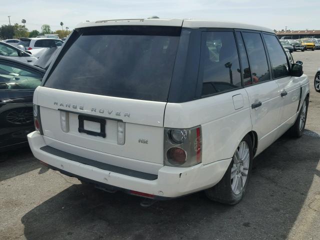 SALMF1D4XAA324399 - 2010 LAND ROVER RANGE ROVE WHITE photo 4