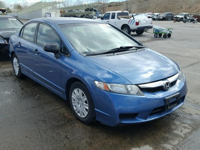 19XFA16339E028622 - 2009 HONDA CIVIC VP BLUE photo 1