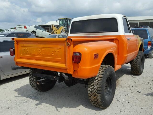 CCE142A132273 - 1972 CHEVROLET C10 ORANGE photo 4