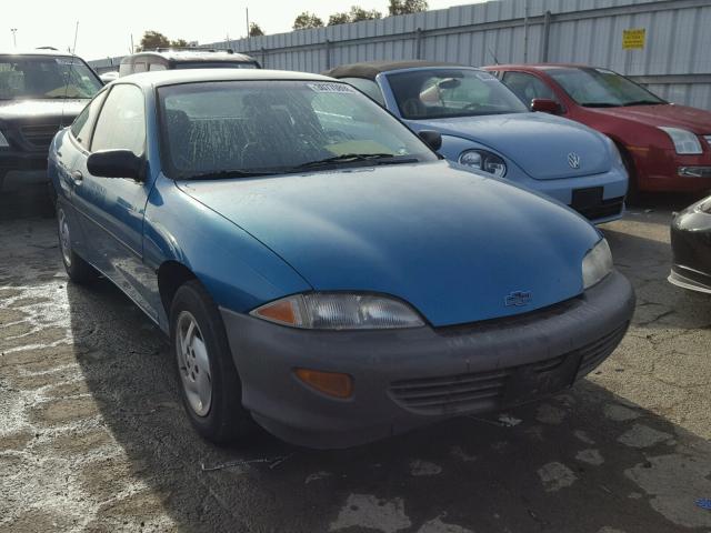 1G1JC1245VM105479 - 1997 CHEVROLET CAVALIER B BLUE photo 1