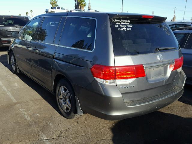 5FNRL38208B026133 - 2008 HONDA ODYSSEY LX GRAY photo 3