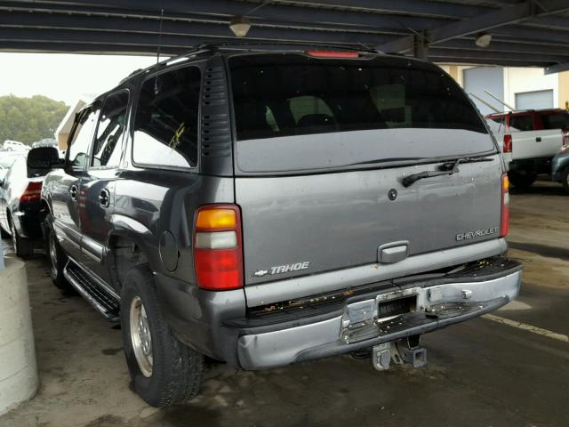 1GNEK13T41J104182 - 2001 CHEVROLET TAHOE K150 GRAY photo 3