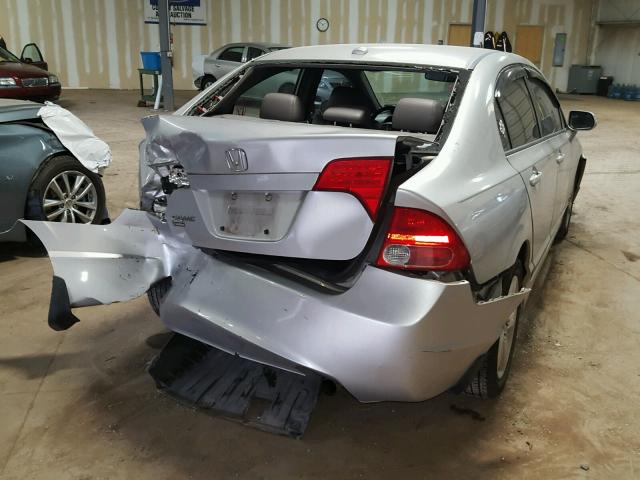 1HGFA16998L104260 - 2008 HONDA CIVIC EXL SILVER photo 4