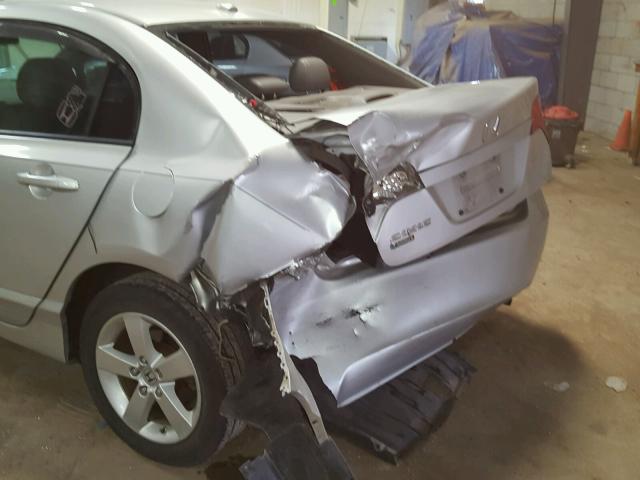 1HGFA16998L104260 - 2008 HONDA CIVIC EXL 银色 照片 9