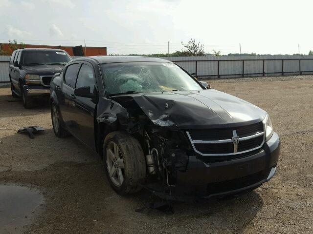 1B3LC56R08N275455 - 2008 DODGE AVENGER SX BLACK photo 1