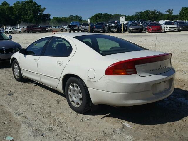 2B3HD46R02H264999 - 2002 DODGE INTREPID S WHITE photo 3