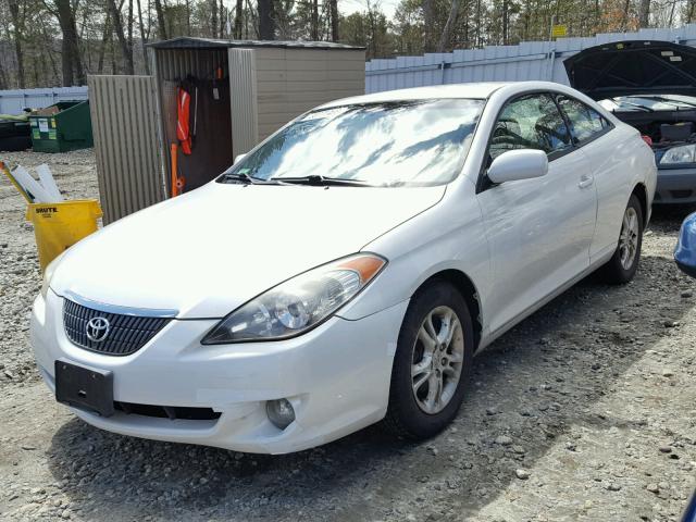 4T1CE38P96U574904 - 2006 TOYOTA CAMRY SOLA WHITE photo 2