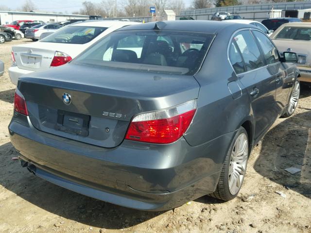 WBANA53565B862347 - 2005 BMW 525 I GRAY photo 4