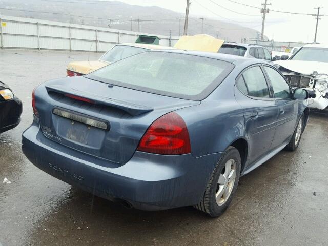 2G2WP552561295420 - 2006 PONTIAC GRAND PRIX BLUE photo 4