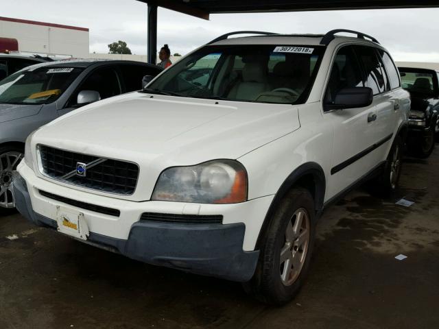 YV1CZ59H231004830 - 2003 VOLVO XC90 WHITE photo 2