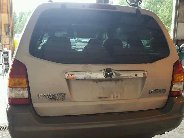 4F2CU08111KM49613 - 2001 MAZDA TRIBUTE LX SILVER photo 9