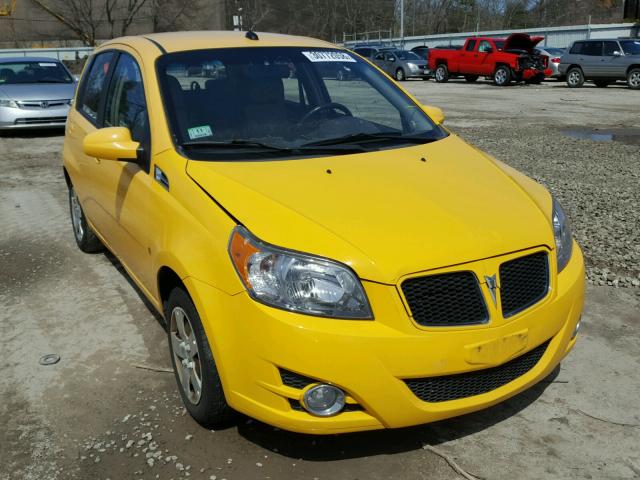 KL2TD66E09B636591 - 2009 PONTIAC G3 YELLOW photo 1