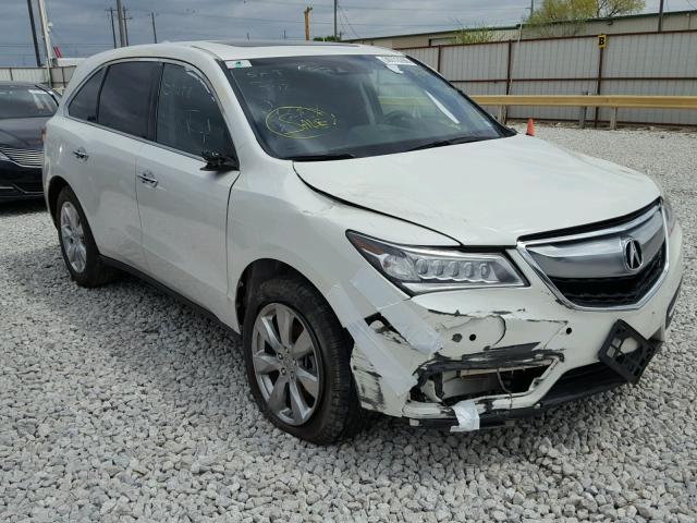 5FRYD4H92GB051320 - 2016 ACURA MDX ADVANC WHITE photo 1