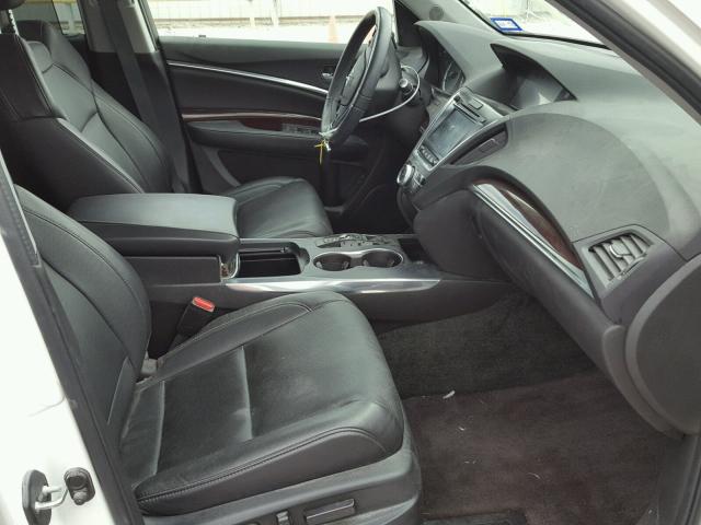 5FRYD4H92GB051320 - 2016 ACURA MDX ADVANC WHITE photo 5