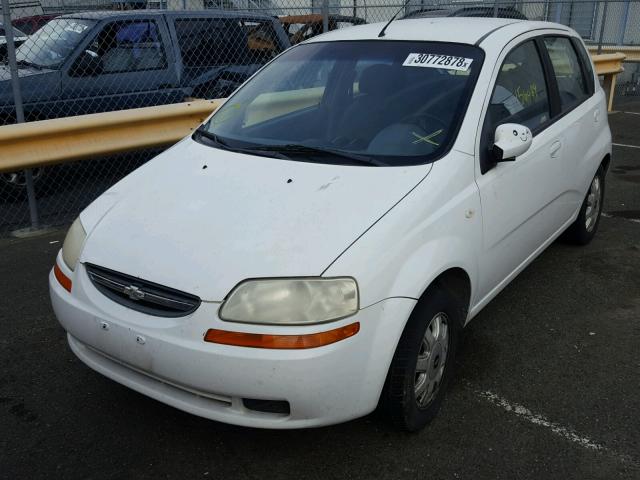 KL1TD62615B449678 - 2005 CHEVROLET AVEO BASE Ağ foto 2