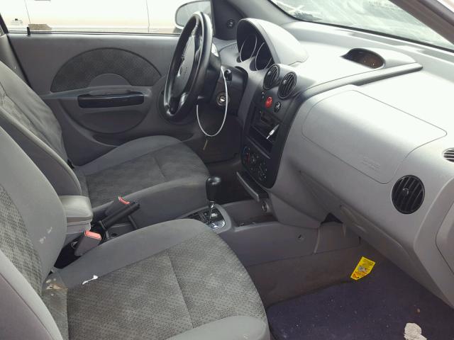 KL1TD62615B449678 - 2005 CHEVROLET AVEO BASE Ağ foto 5