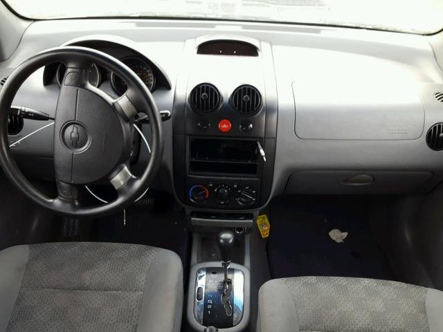 KL1TD62615B449678 - 2005 CHEVROLET AVEO BASE Ağ foto 9