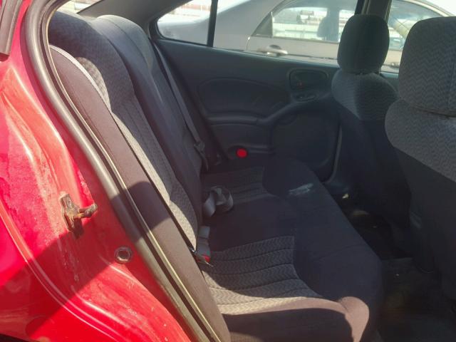 1G2NF52E13C102165 - 2003 PONTIAC GRAND AM S Qırmızı foto 6